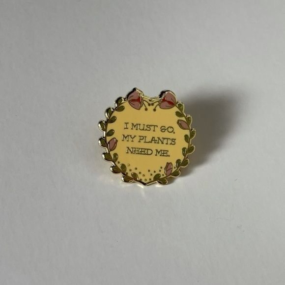 50% OFF! Plant lady pin enamel I must go my plants need me - Picture 2 of 3